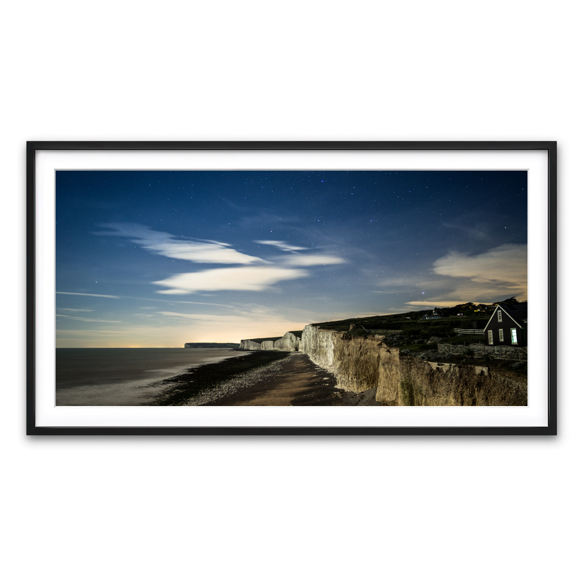 Framed Print 2x1 Black
