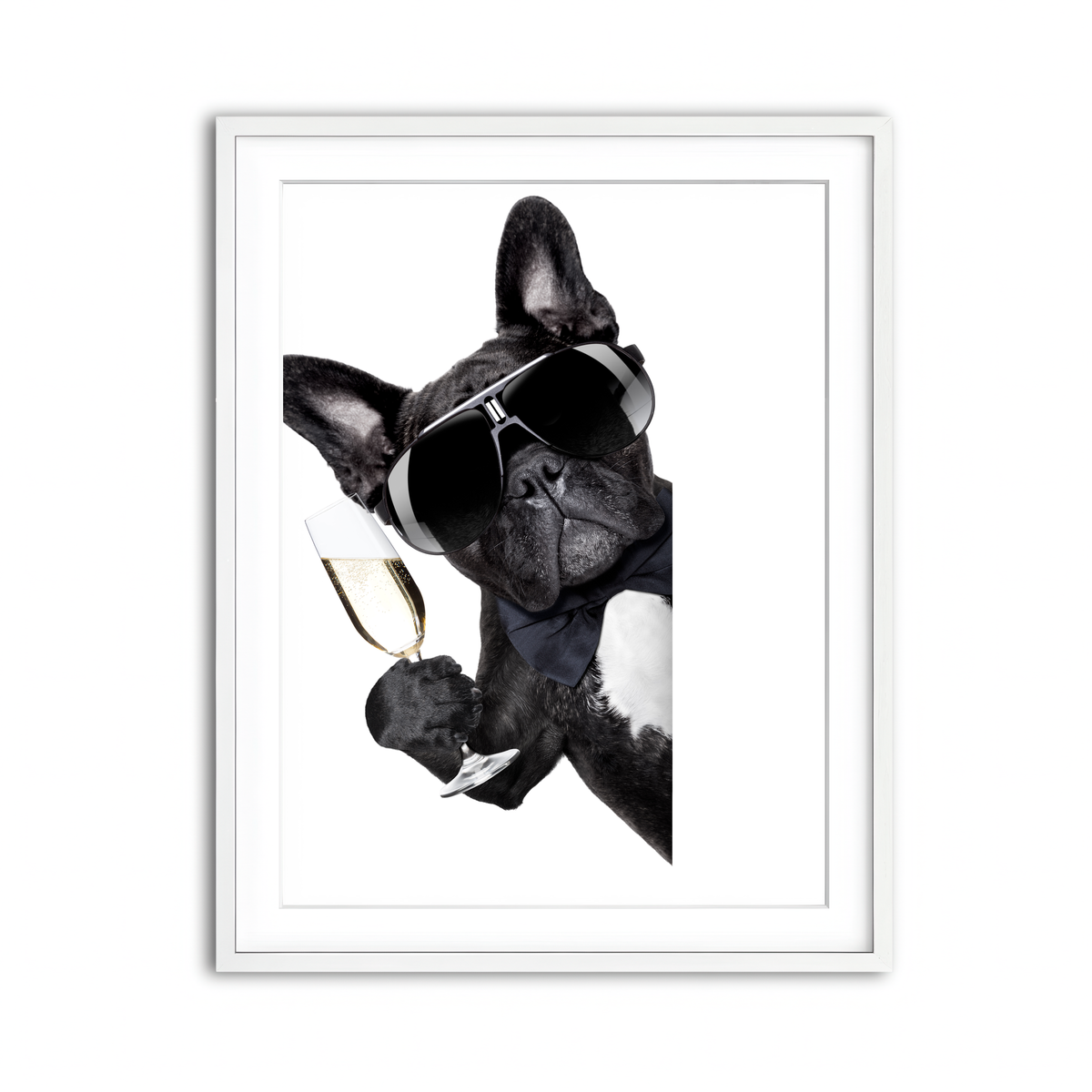 Framed Print 3x4 White