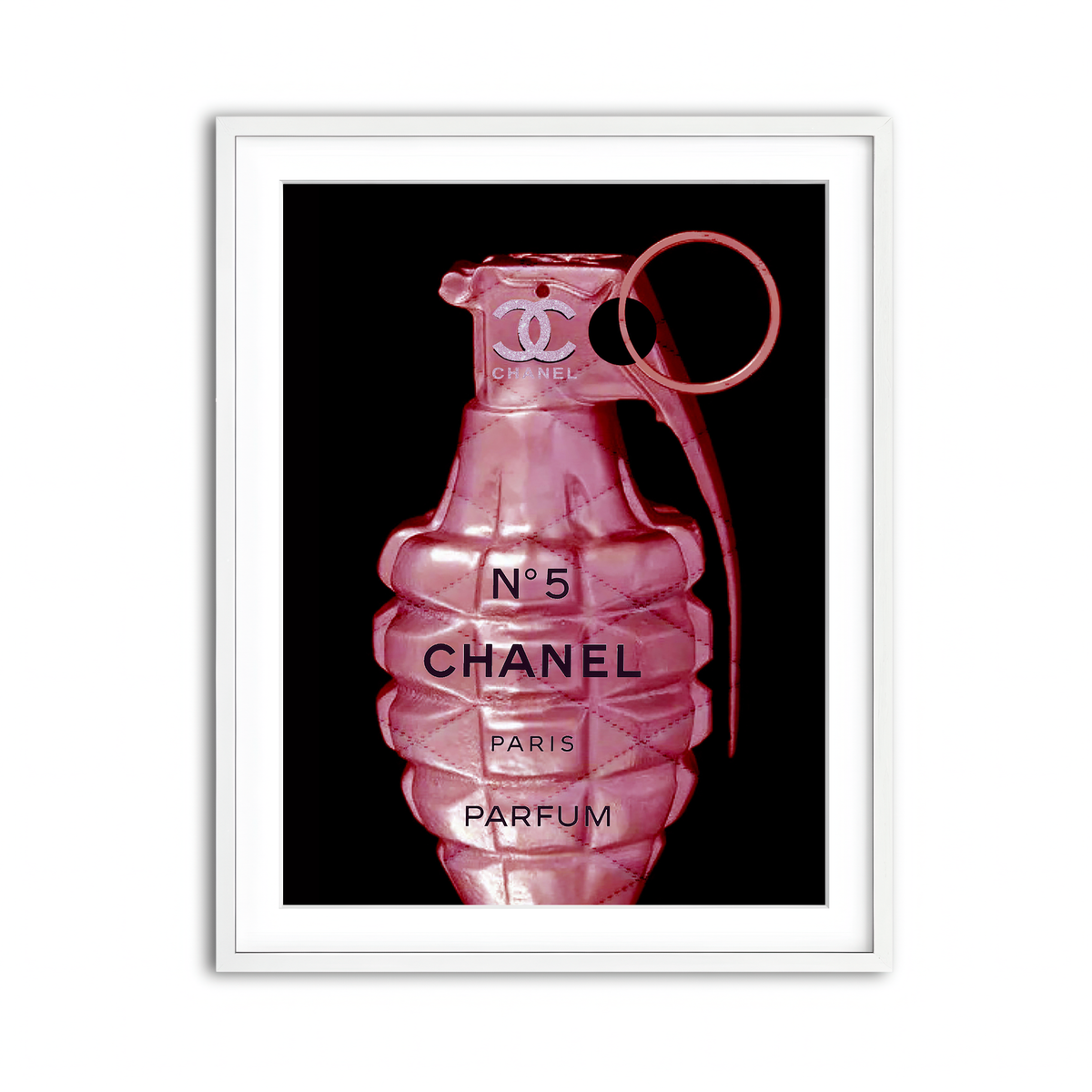 Framed Print 3x4 White