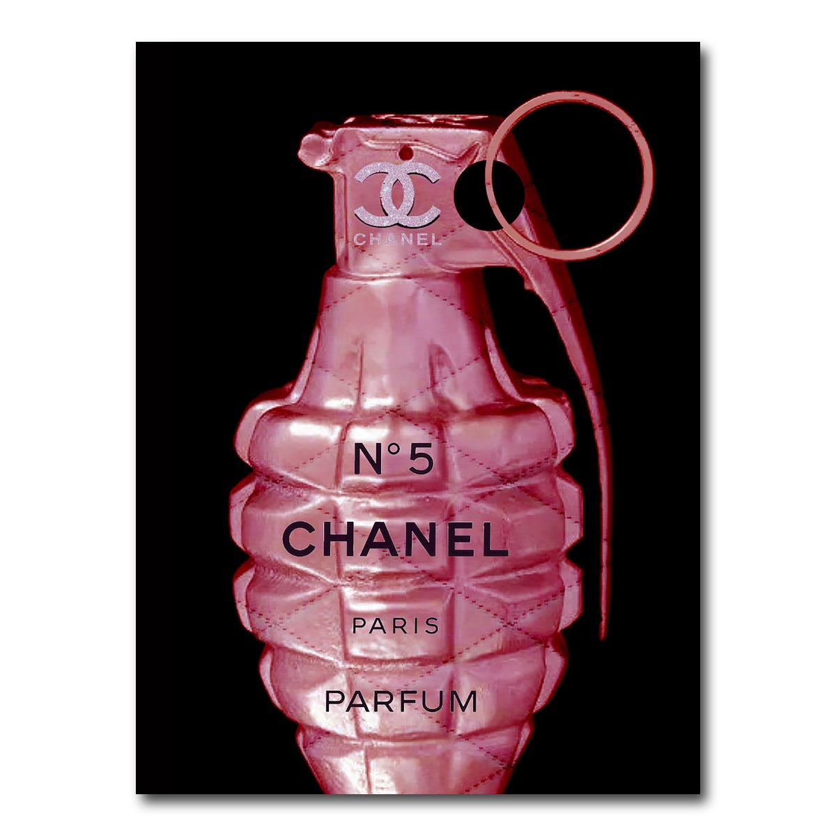 AUTO-MOCKUP WHITE | Chanel No. 5 Grenade | 1 Piece | Gallery Wrap Canvas | group=3x4