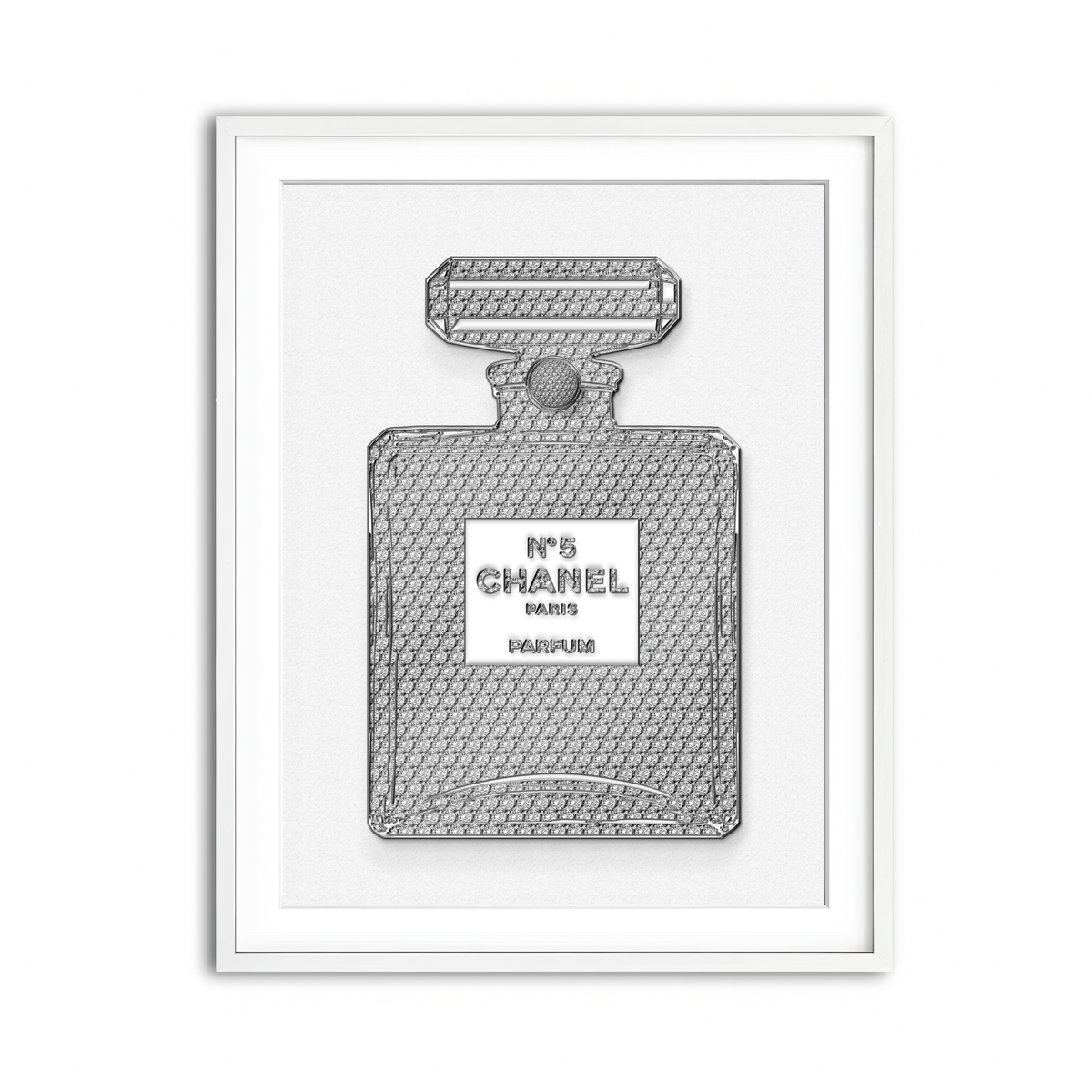 Framed Print 3x4 White