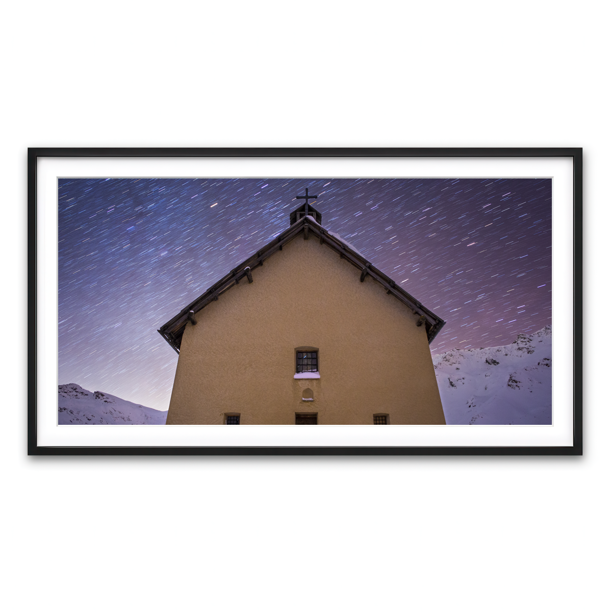 Framed Print 2x1 Black