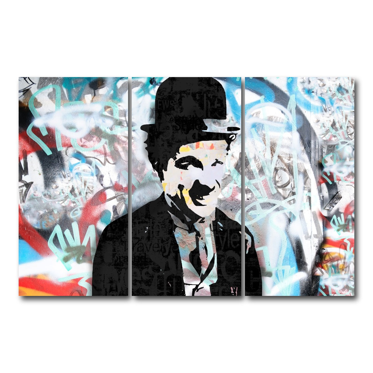 AUTO-MOCKUP WHITE | Chaplin 4 | 3 Piece | Gallery Wrap Canvas | group=12x24