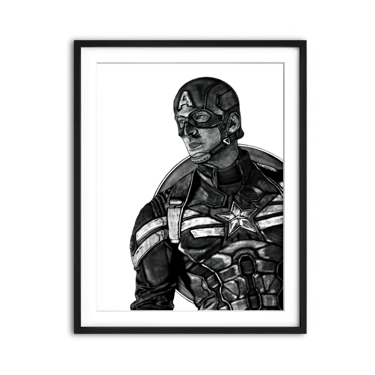 Framed Print 3x4 Black