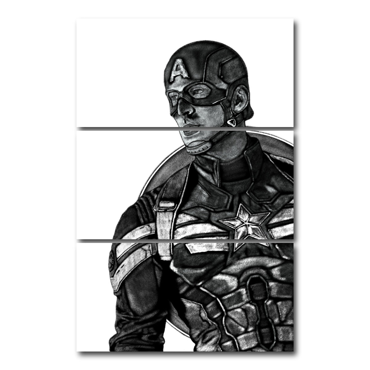 AUTO-MOCKUP WHITE | Charcoal Cap | 3 Piece | Gallery Wrap Canvas | group=12x24_stacked