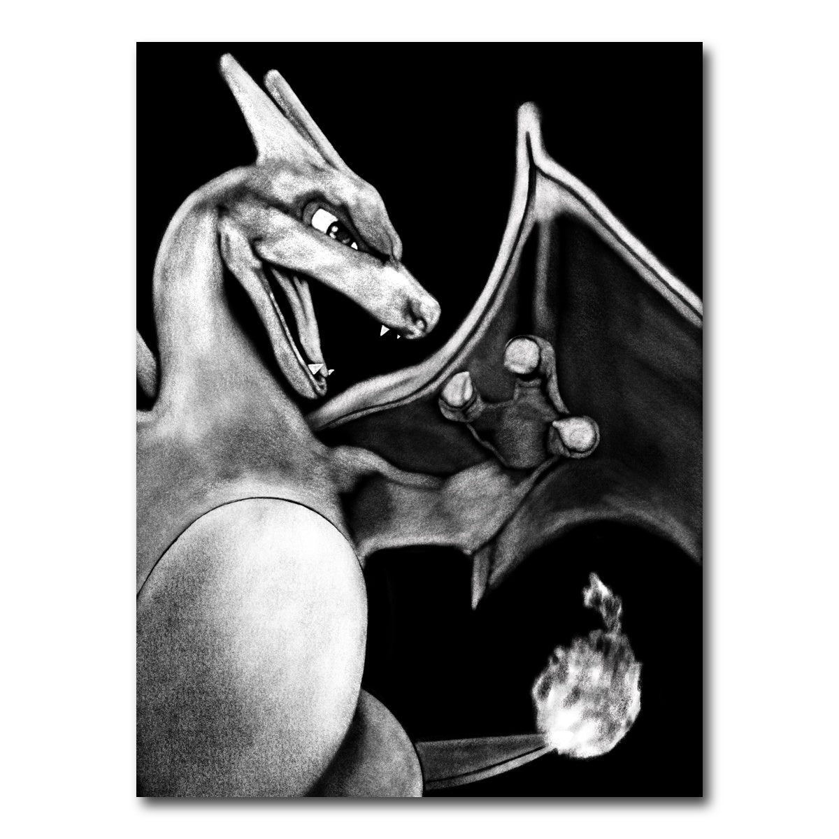 AUTO-MOCKUP WHITE | Charizard | 1 Piece | Gallery Wrap Canvas | group=3x4