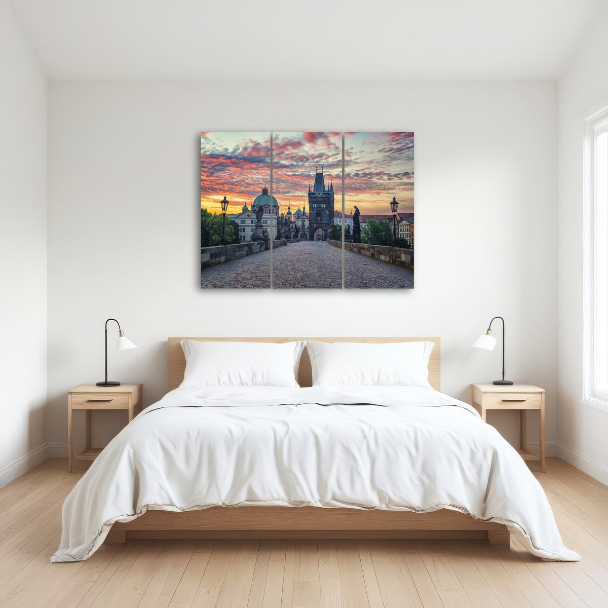 AUTO-MOCKUP ROOM | Charles Bridge Sunrise