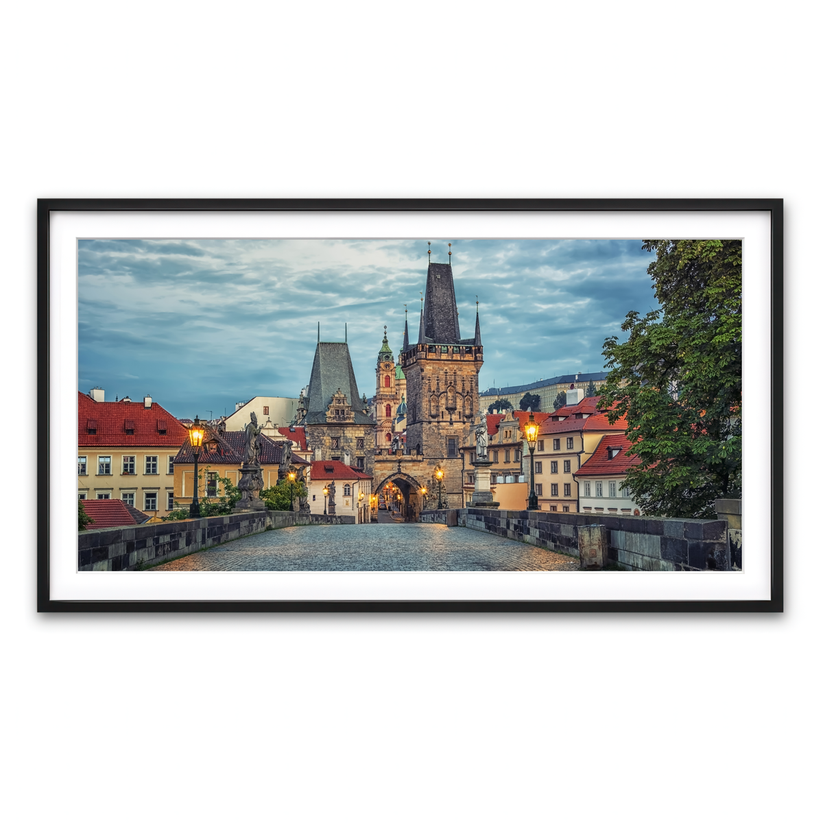 Framed Print 2x1 Black