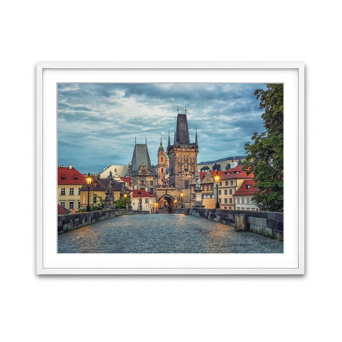 Framed Print 4x3 White