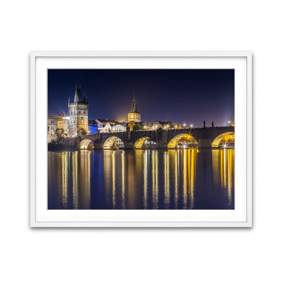 Framed Print 4x3 White