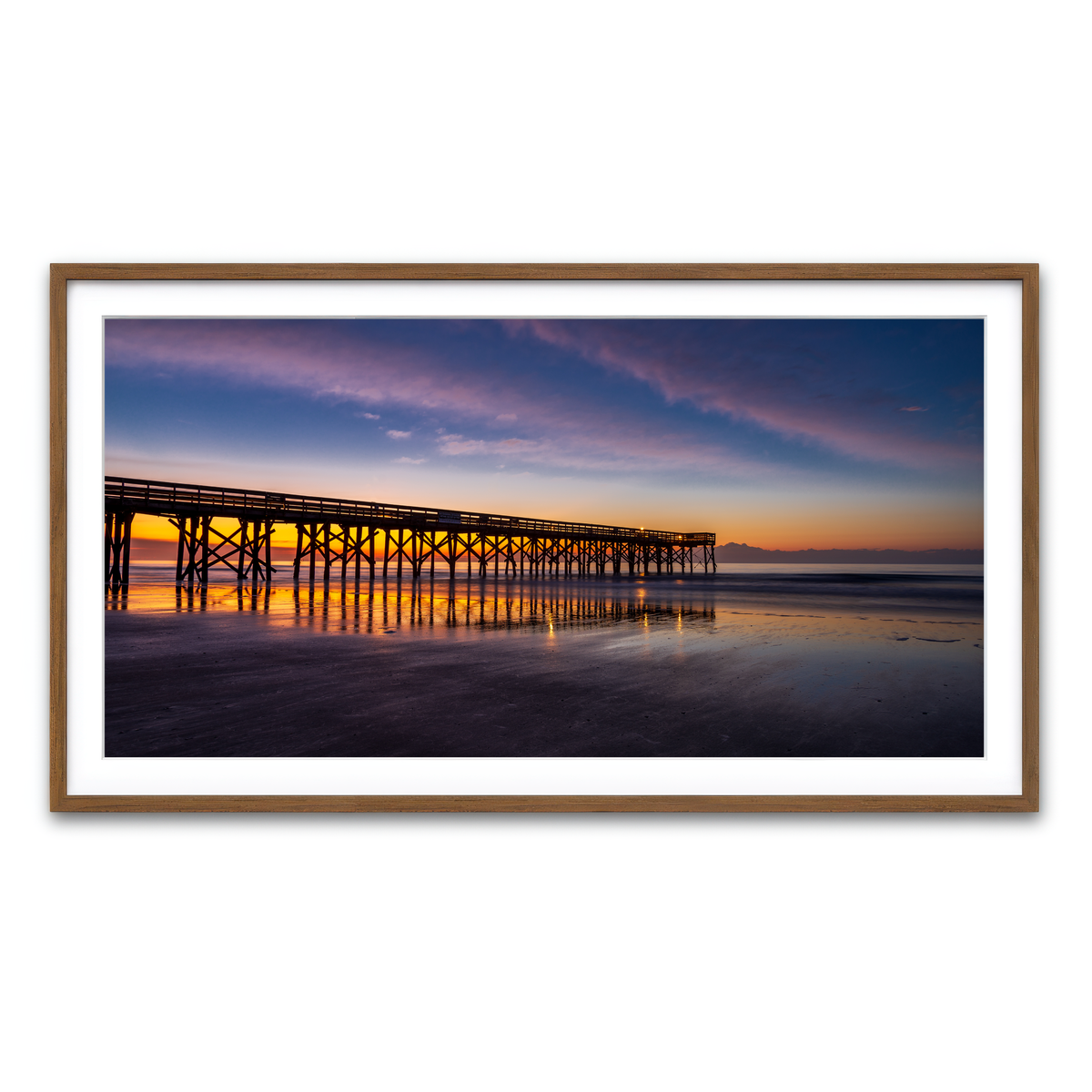 Framed Print 2x1 Walnut