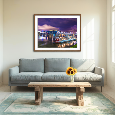 AUTO-MOCKUP ROOM | Chattanooga Aerial Wall Art