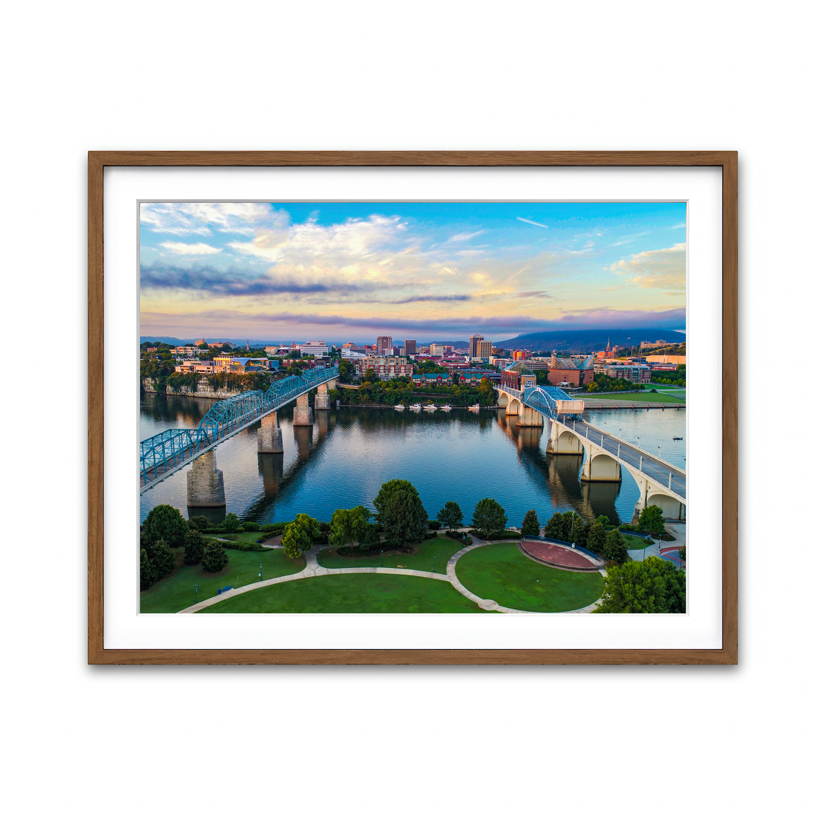Framed Print 4x3 Walnut