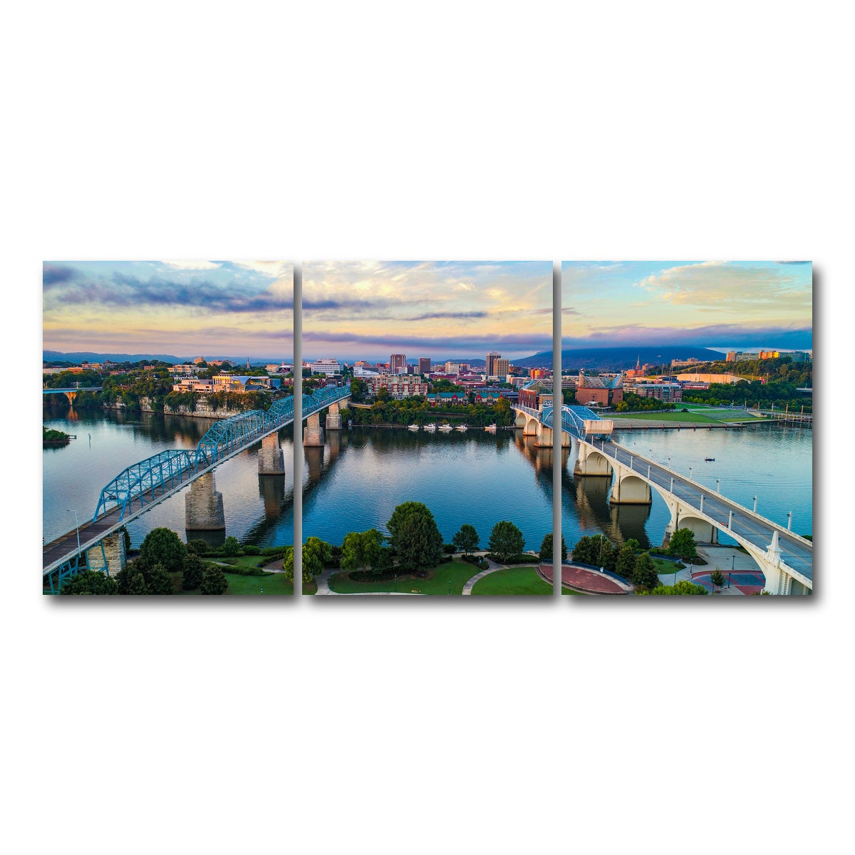 AUTO-MOCKUP WHITE | Chattanooga | 3 Piece | Gallery Wrap Canvas | group=18x24