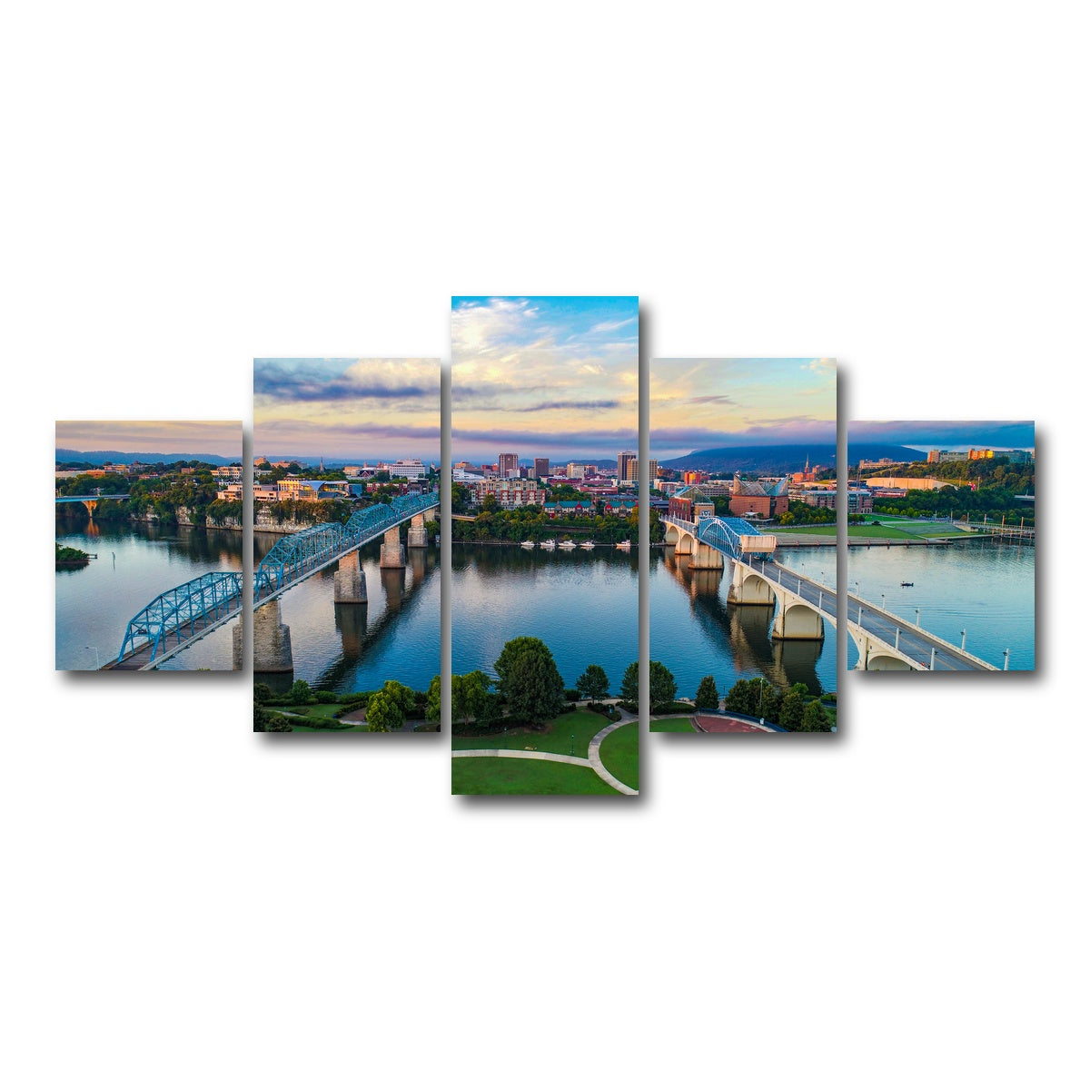 AUTO-MOCKUP WHITE | Chattanooga | 5 Piece | Gallery Wrap Canvas | group=5_short