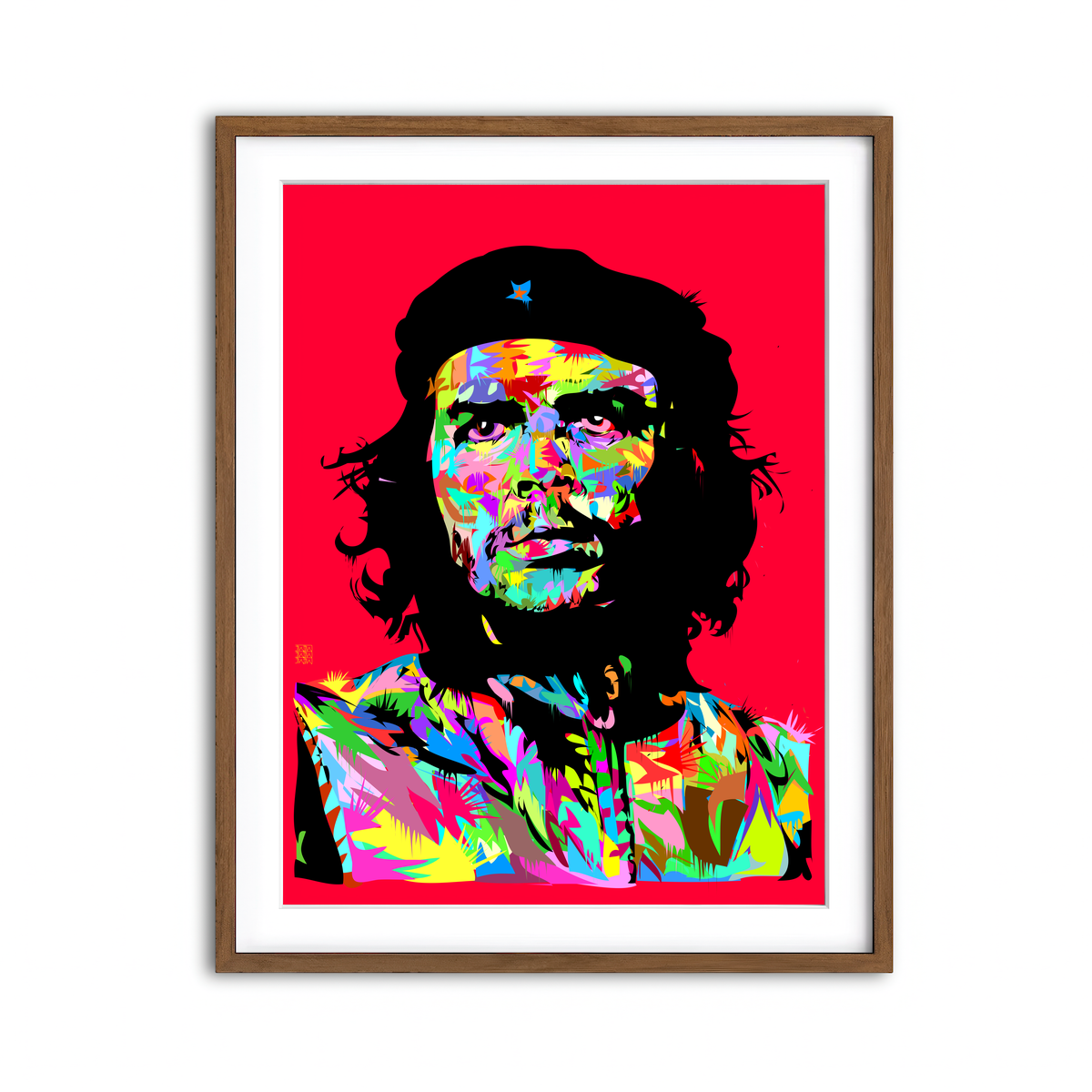 Framed Print 3x4 Walnut