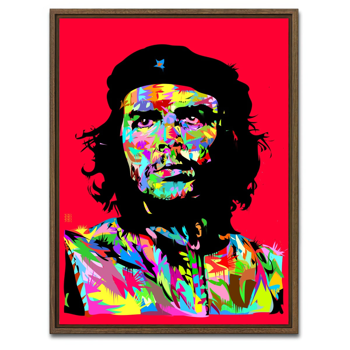 AUTO-MOCKUP WHITE | Che | 1 Piece | Walnut Framed Canvas | group=3x4