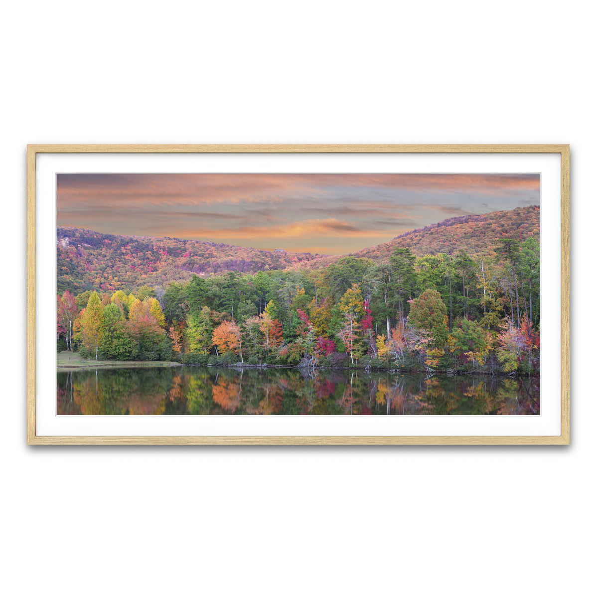 Framed Print 2x1 Natural