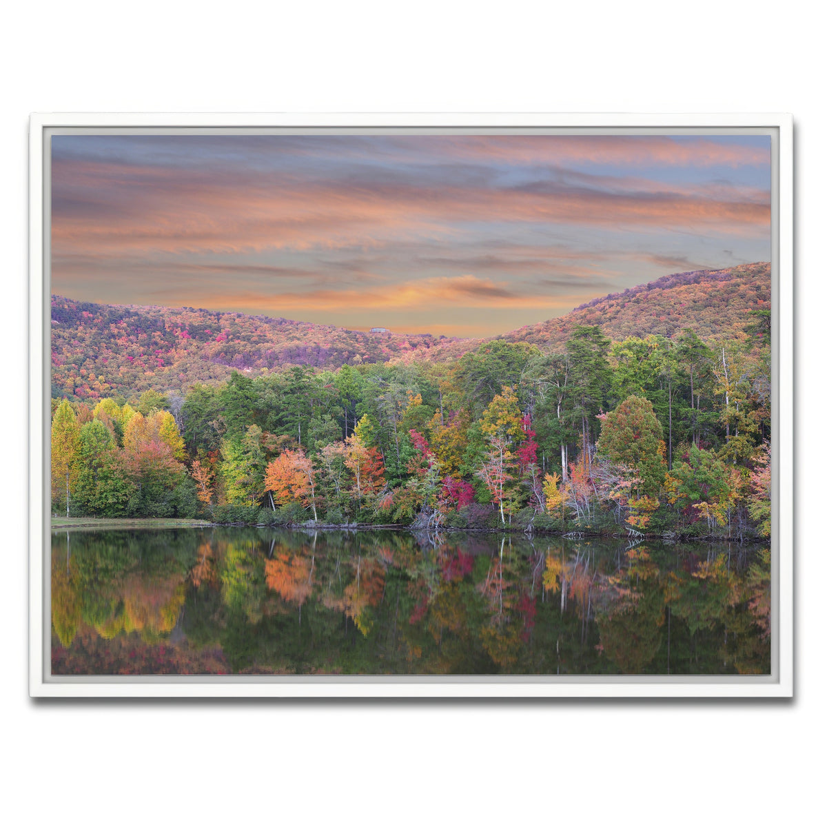 AUTO-MOCKUP WHITE | Cheaha State Park | 1 Piece | White Framed Canvas | group=4x3