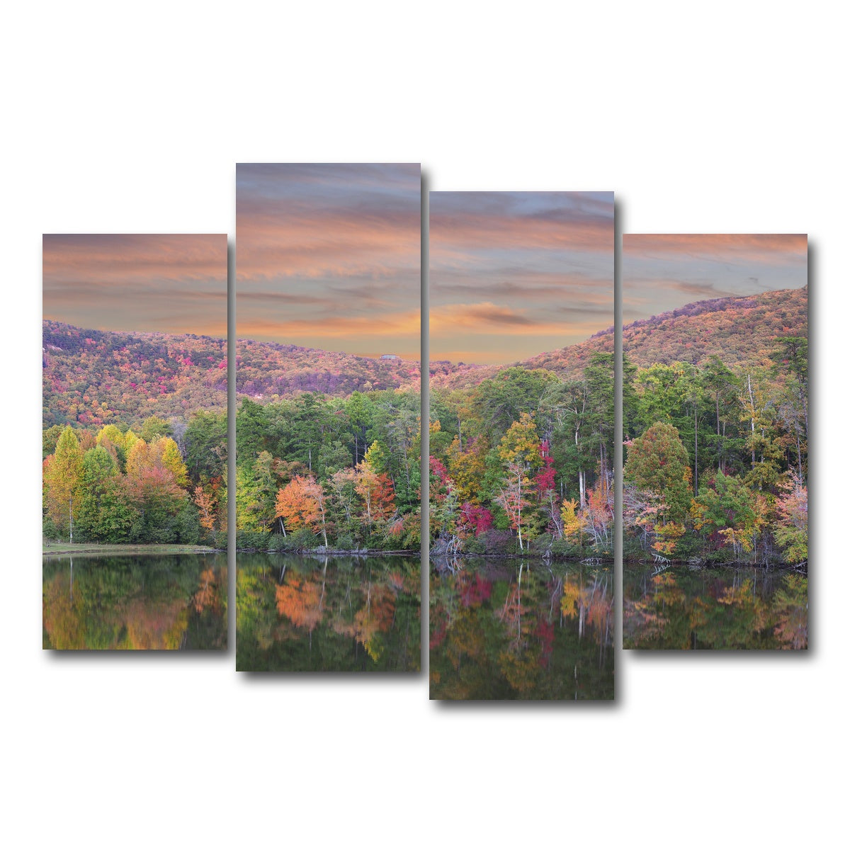 AUTO-MOCKUP WHITE | Cheaha State Park | 4 Piece | Gallery Wrap Canvas | group=4_normal