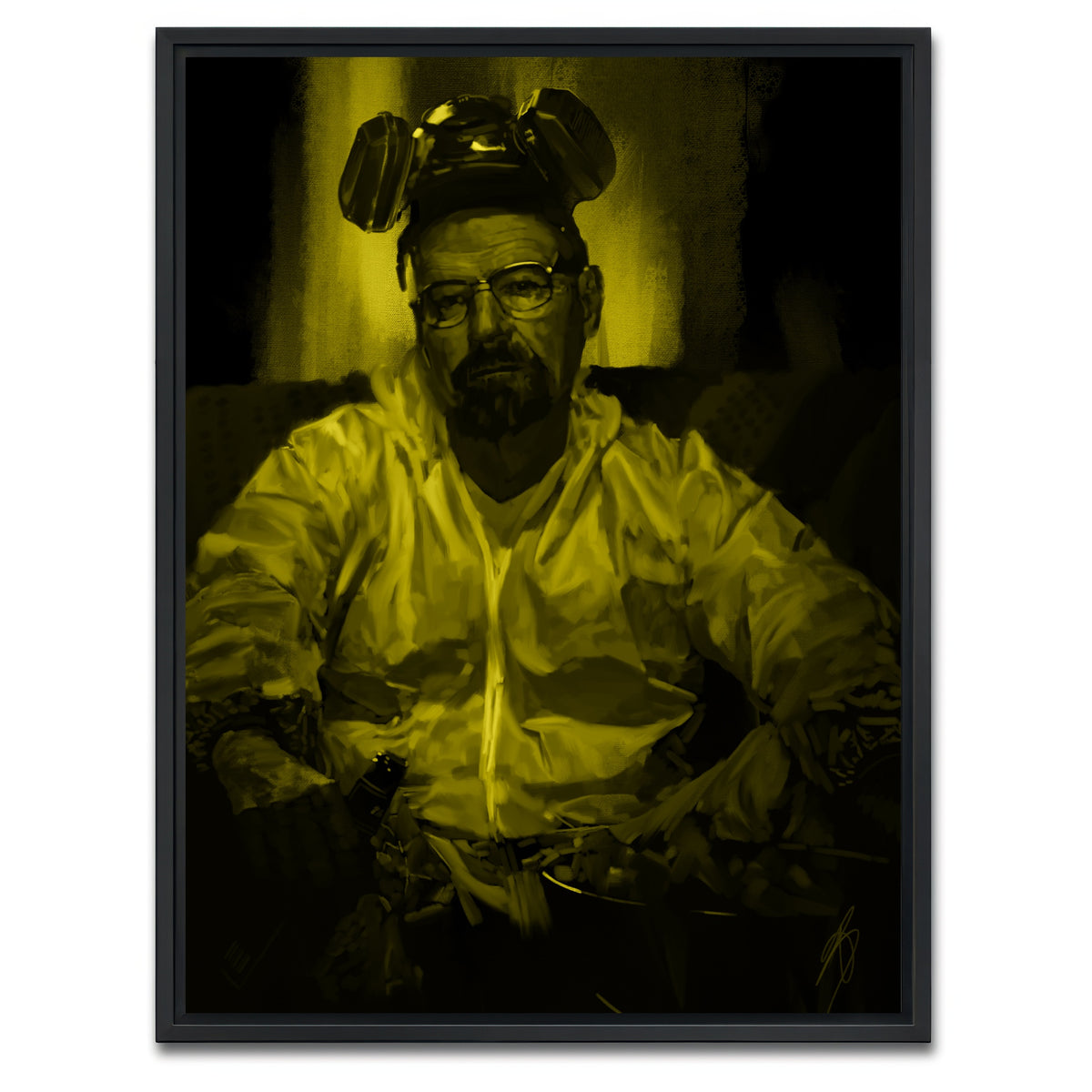 AUTO-MOCKUP WHITE | Chemistry Teacher | 1 Piece | Black Framed Canvas | group=3x4