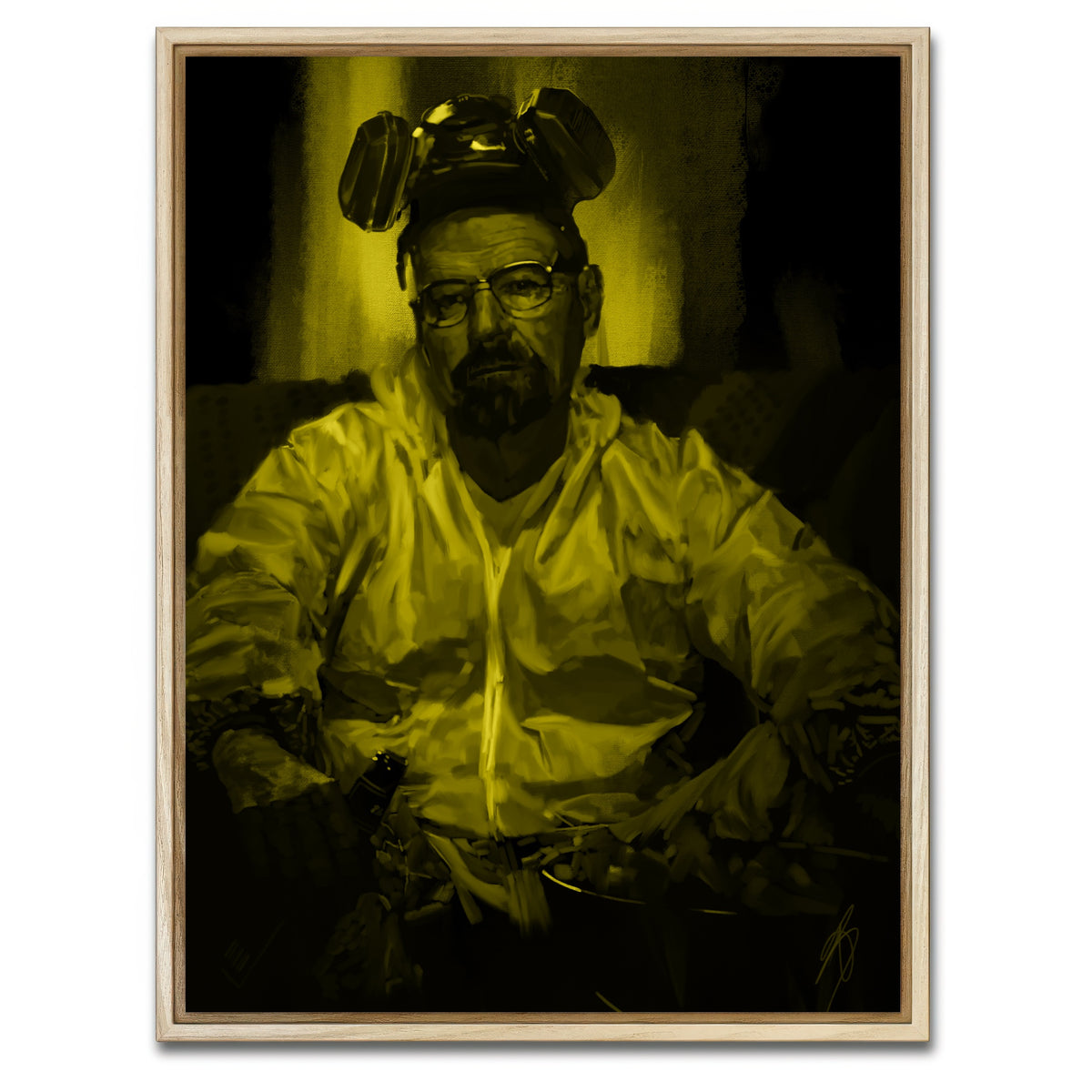 AUTO-MOCKUP WHITE | Chemistry Teacher | 1 Piece | Natural Framed Canvas | group=3x4