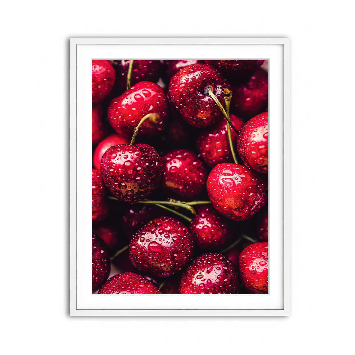 Framed Print 3x4 White