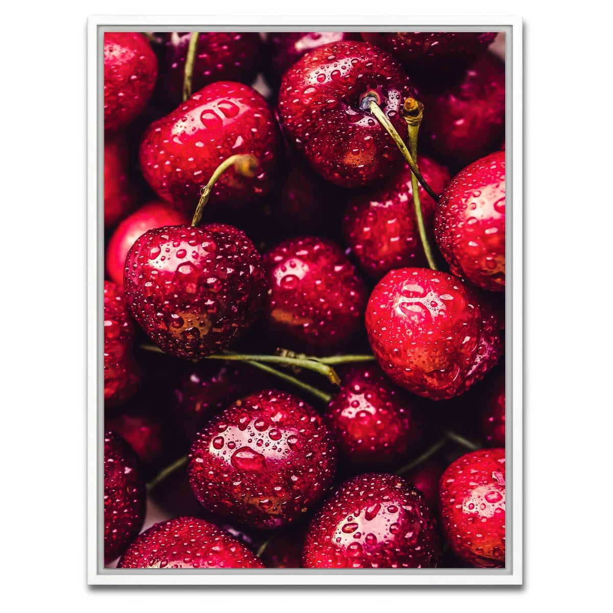 AUTO-MOCKUP WHITE | Cherries | 1 Piece | White Framed Canvas | group=3x4