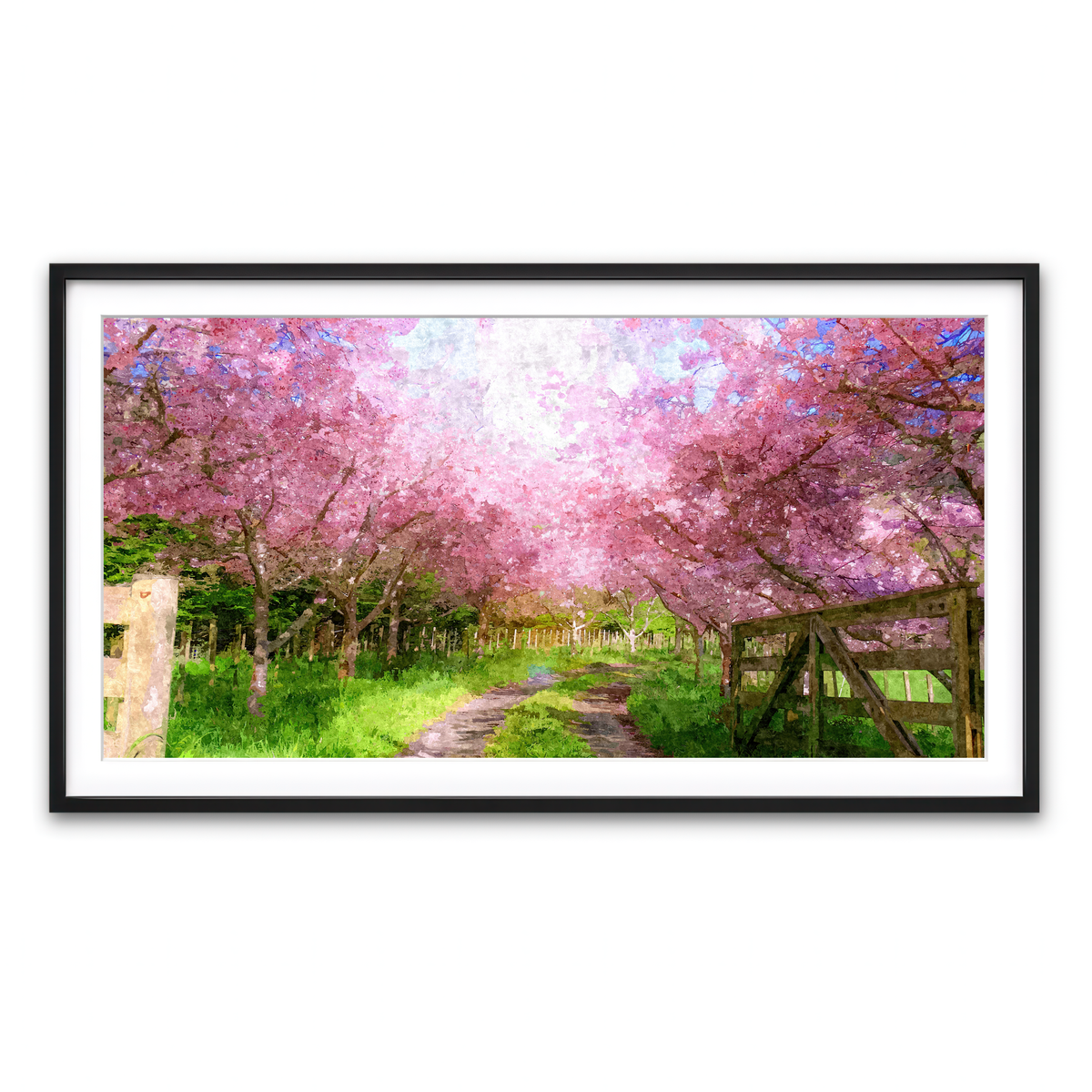 Framed Print 2x1 Black