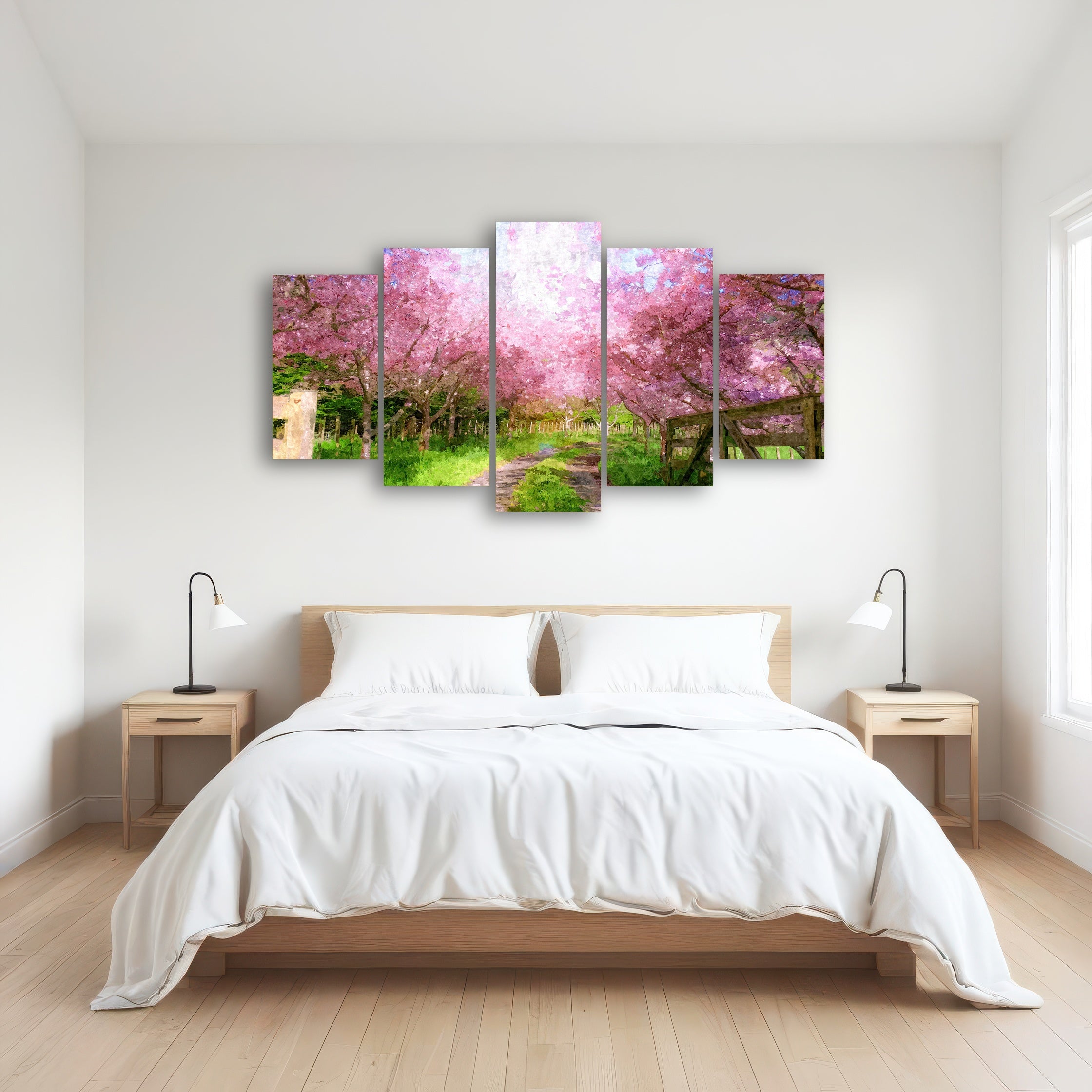 Cherry Blossom Lane Wall Art