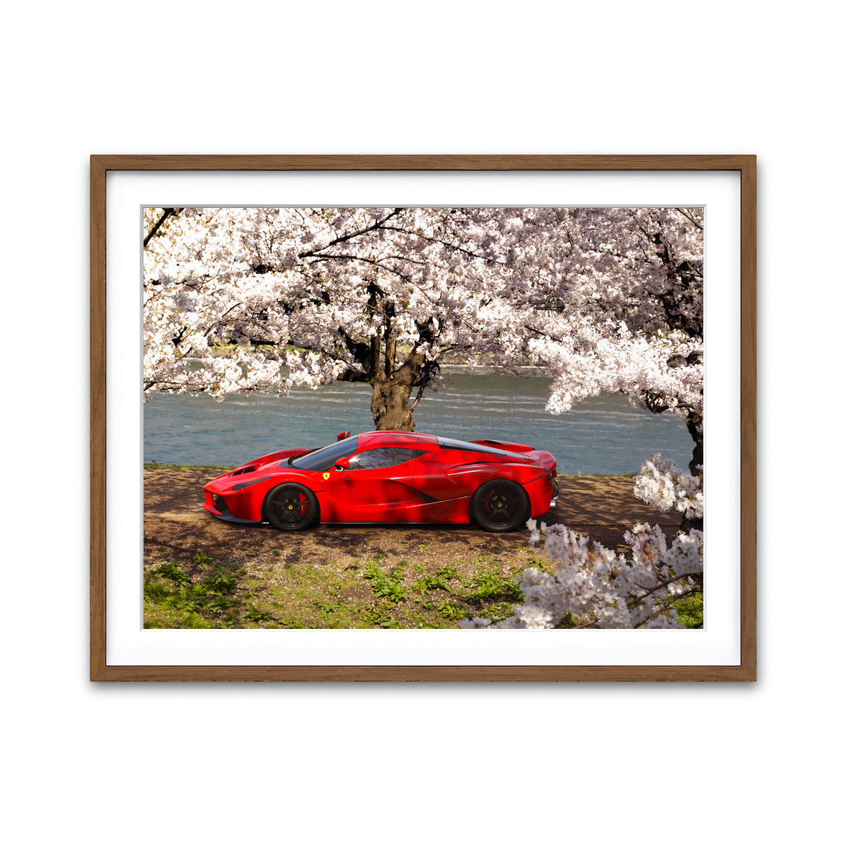 Framed Print 4x3 Walnut