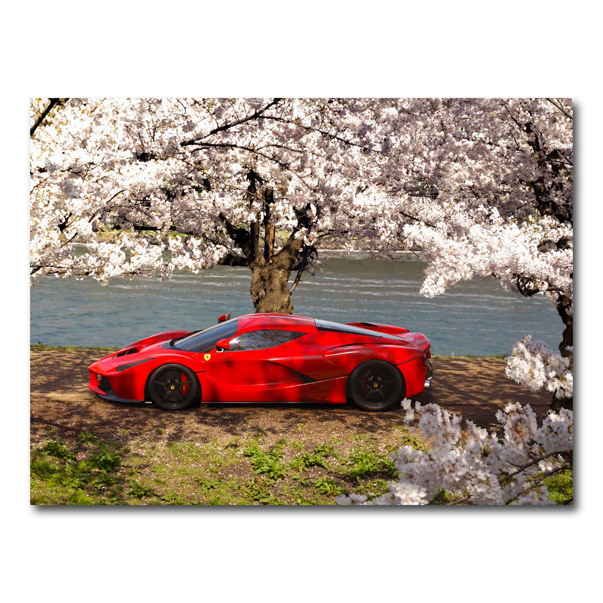 AUTO-MOCKUP WHITE | Cherry Blossom | 1 Piece | Gallery Wrap Canvas | group=4x3