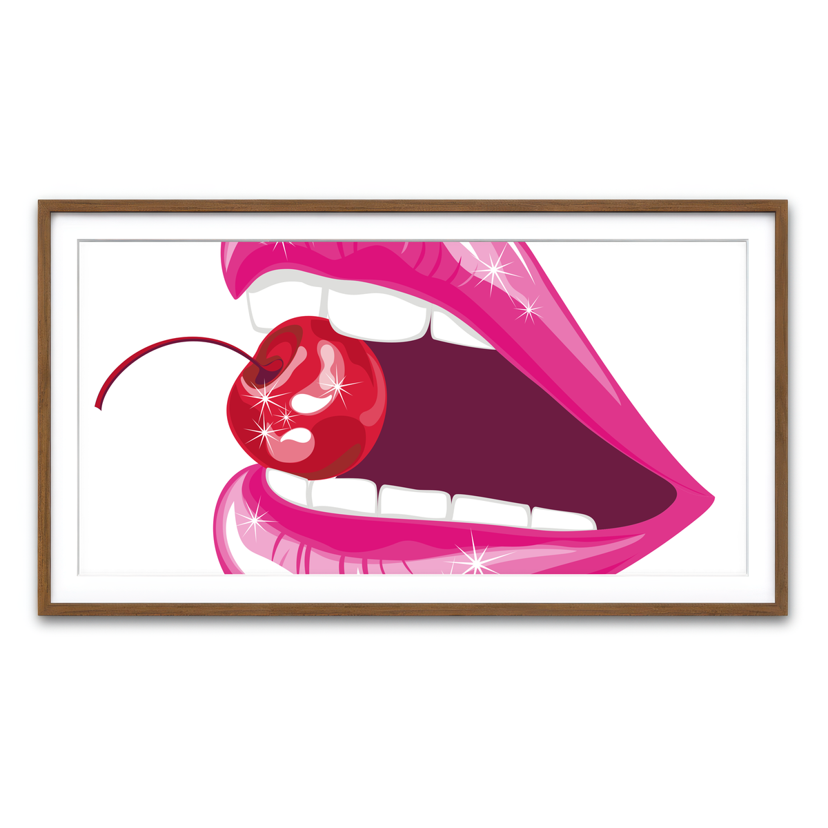 Framed Print 2x1 Walnut