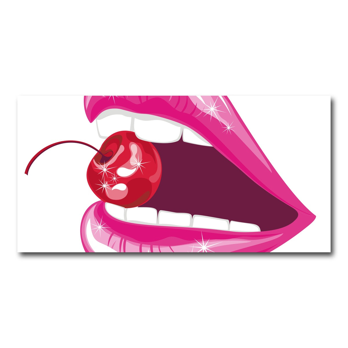 AUTO-MOCKUP WHITE | Cherry Lips | 1 Piece | Gallery Wrap Canvas | group=2x1