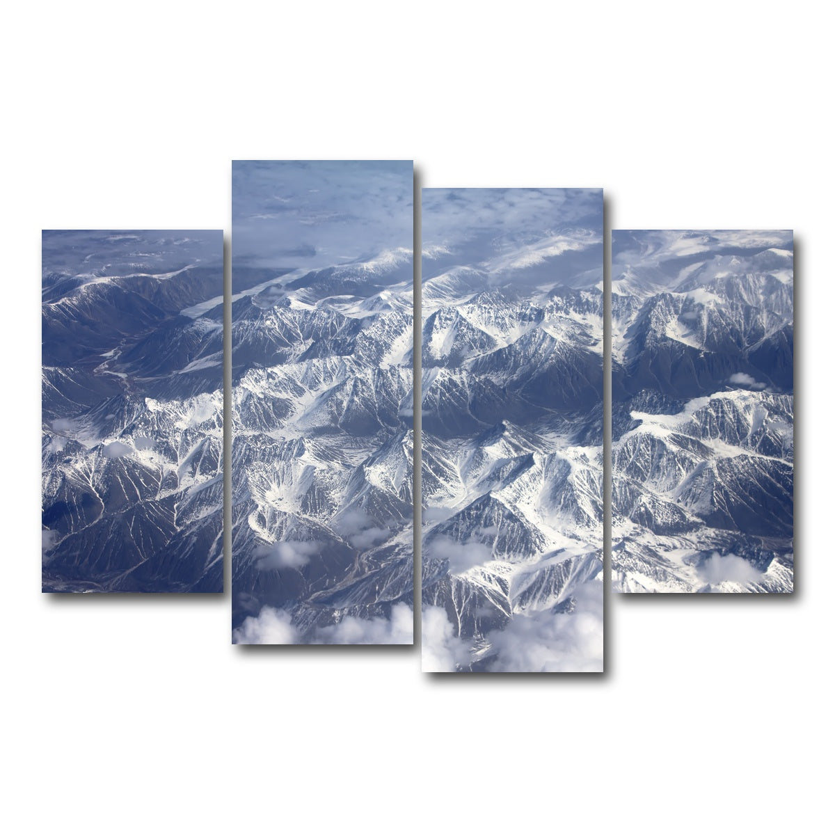 AUTO-MOCKUP WHITE | Chersky Range | 4 Piece | Gallery Wrap Canvas | group=4_short