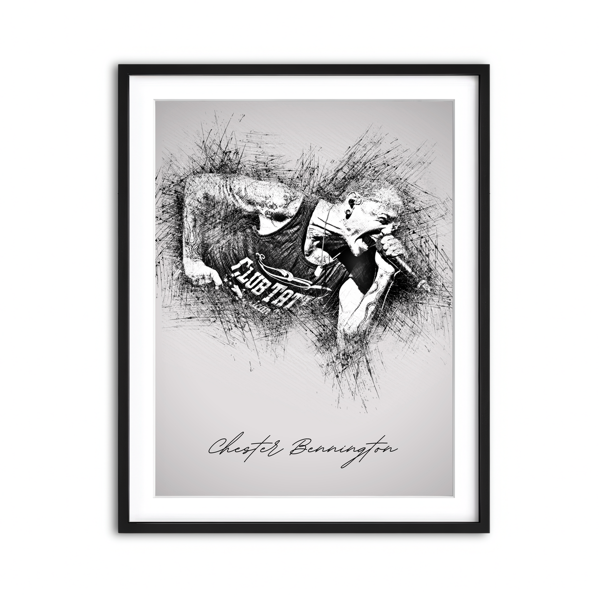 Framed Print 3x4 Black