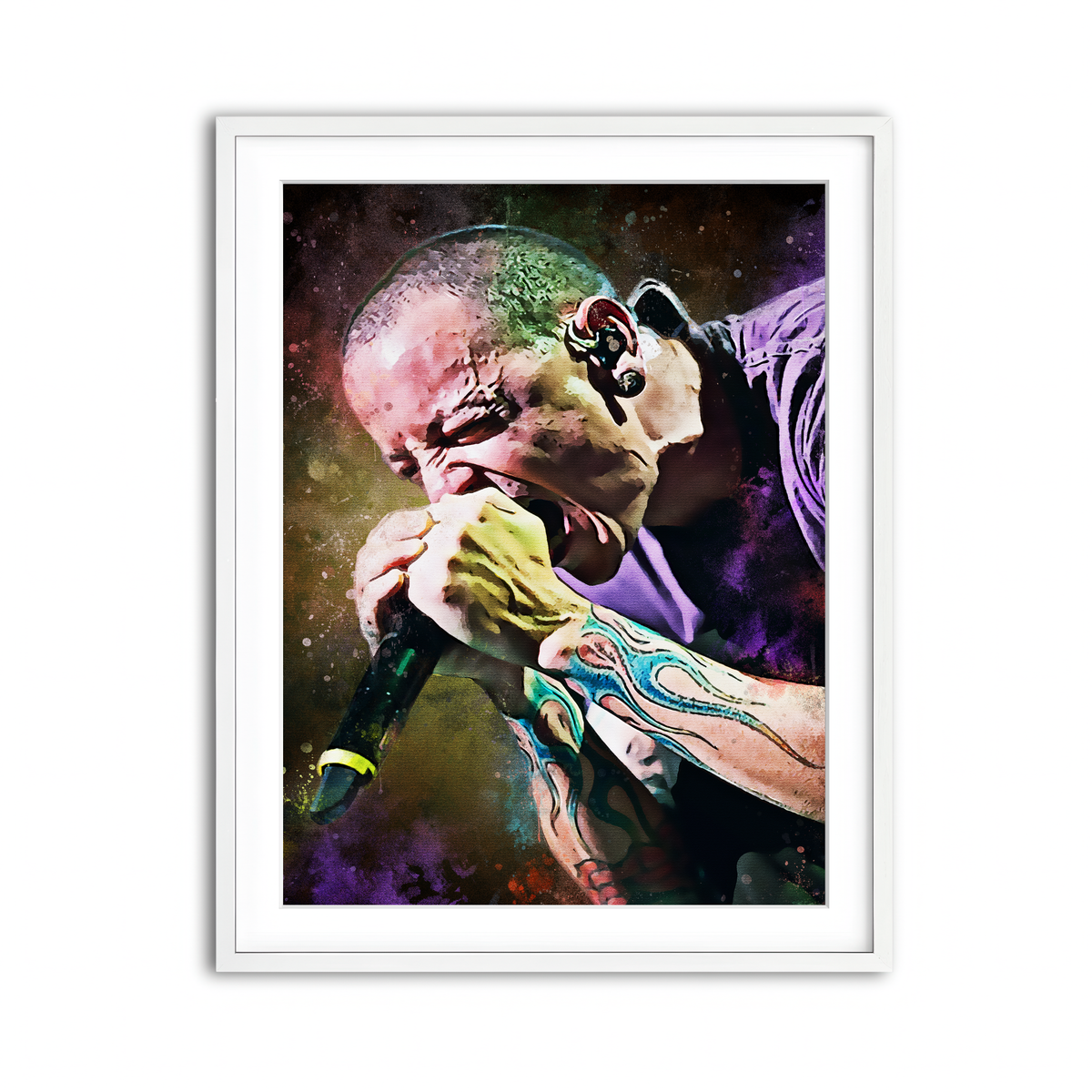 Framed Print 3x4 White