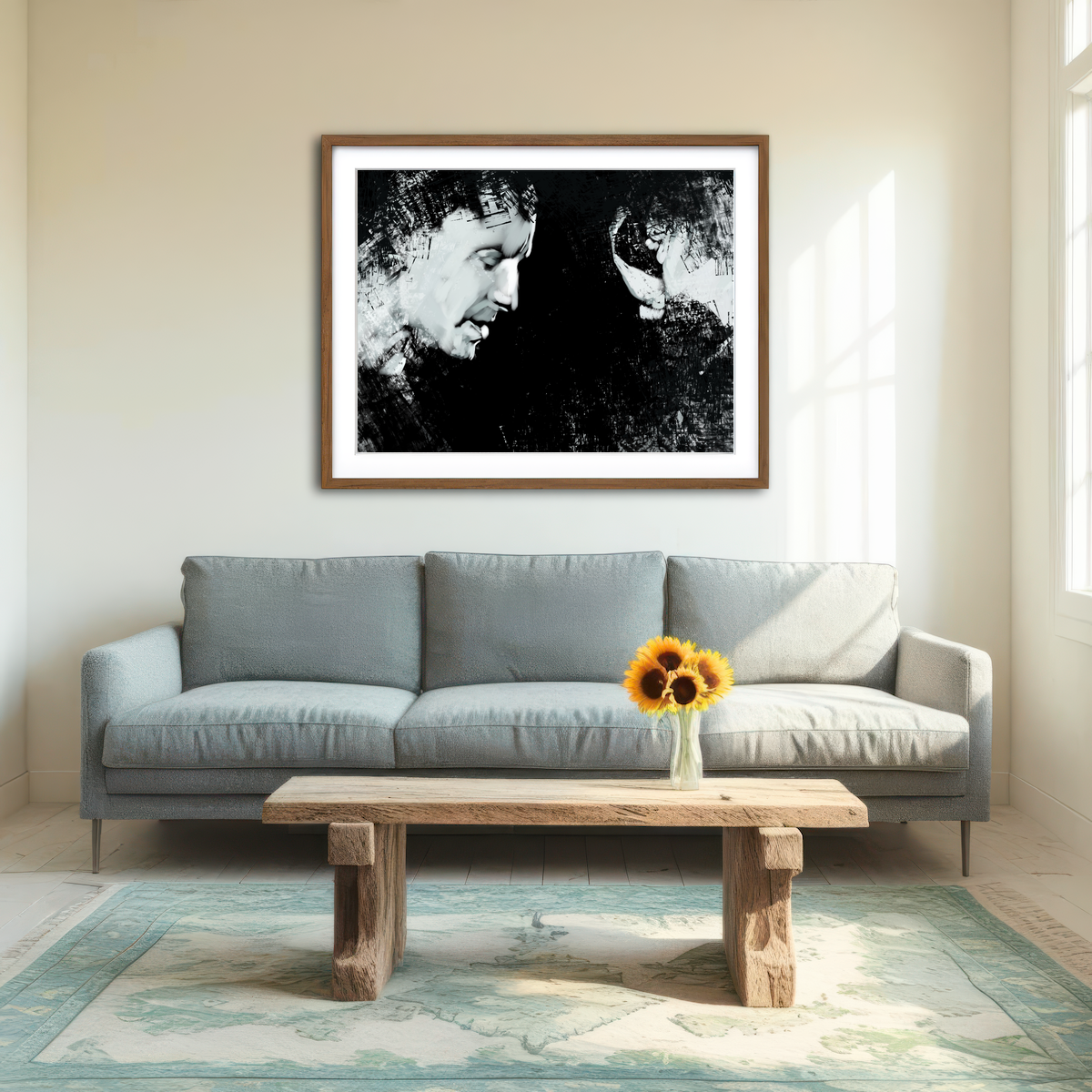 AUTO-MOCKUP ROOM | Chester Bennington Wall Art