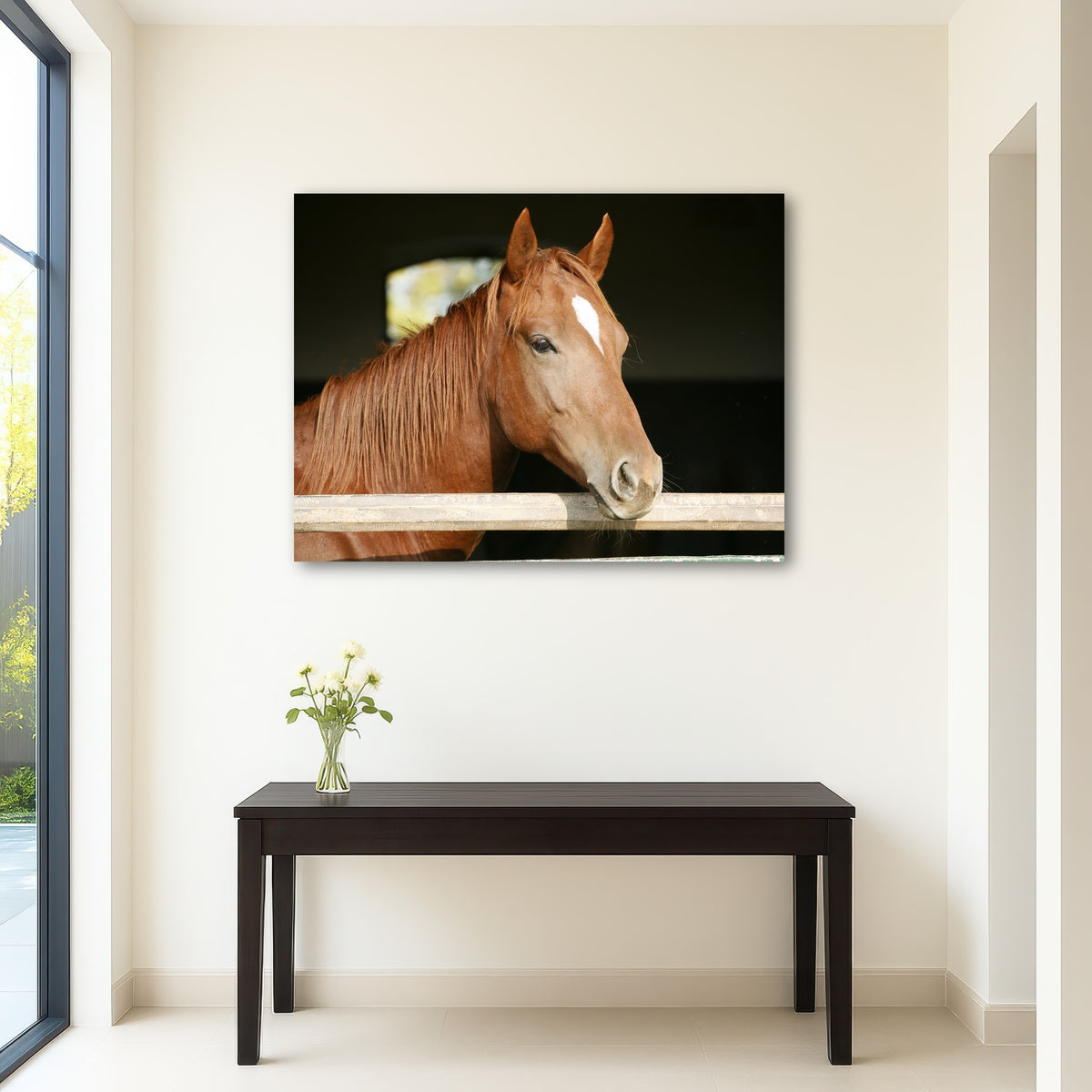 AUTO-MOCKUP ROOM | Chestnut horse
