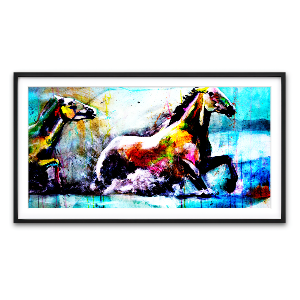 Framed Print 2x1 Black