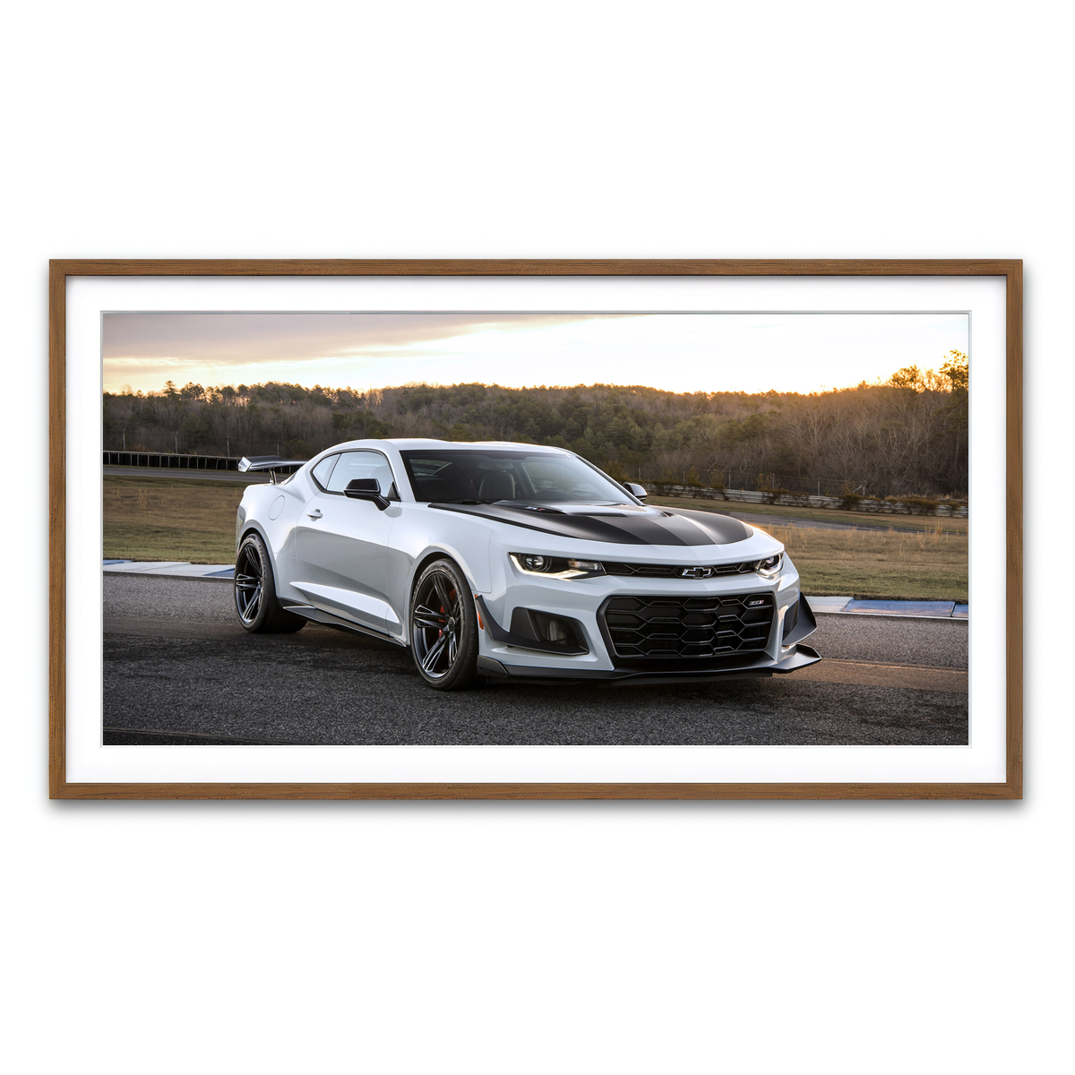 Framed Print 2x1 Walnut