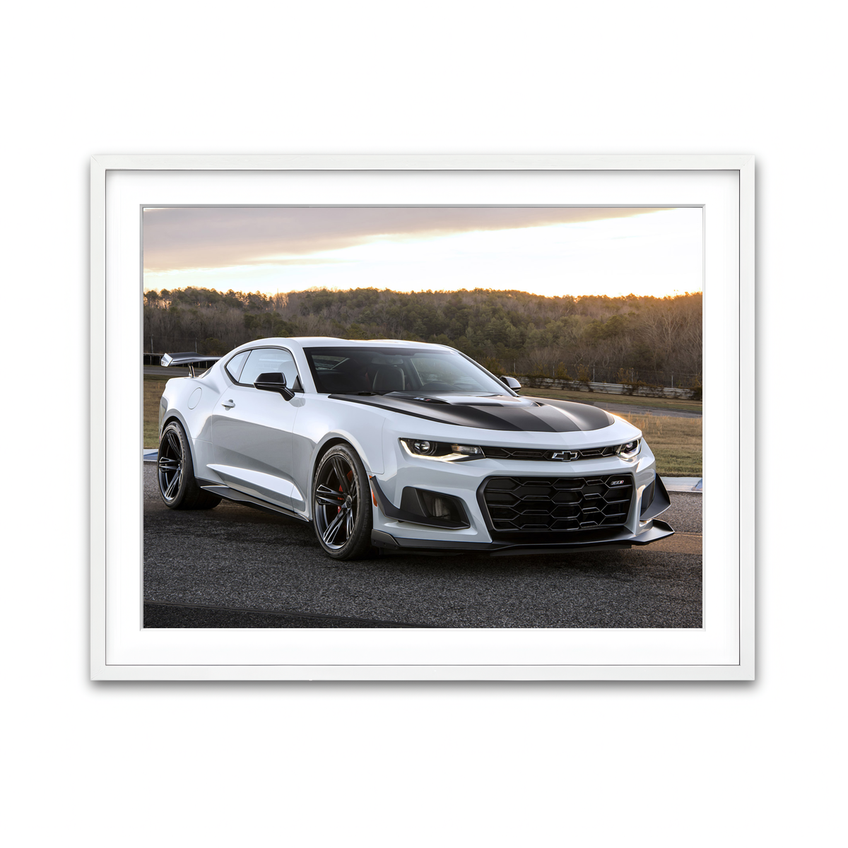 Framed Print 4x3 White