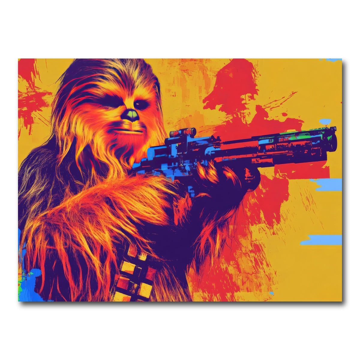 AUTO-MOCKUP WHITE | Chewbacca Gun | 1 Piece | Gallery Wrap Canvas | group=4x3