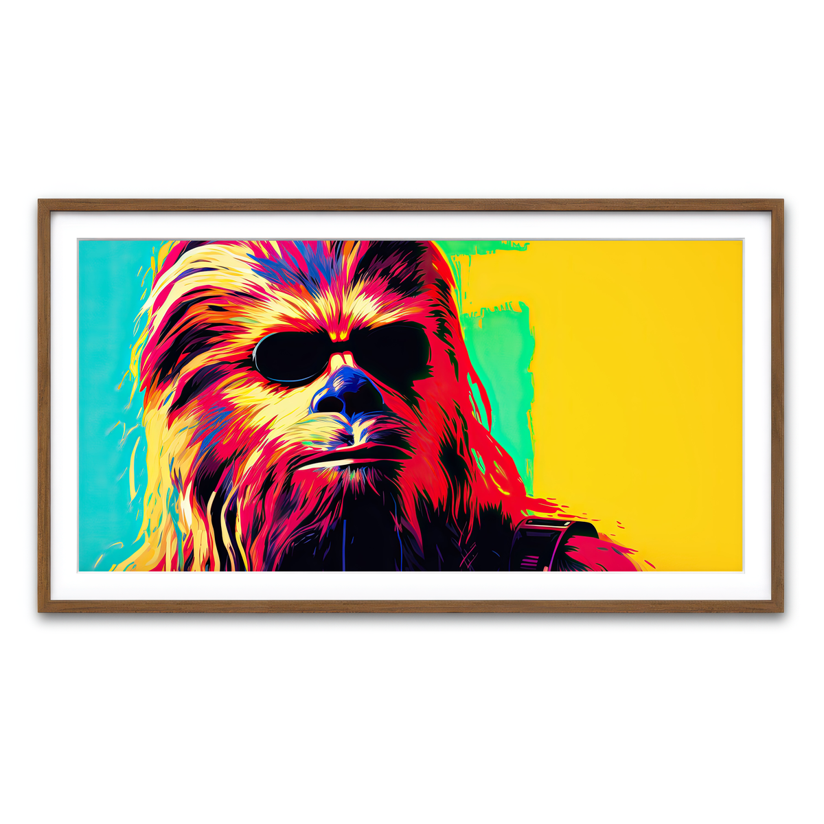 Framed Print 2x1 Walnut