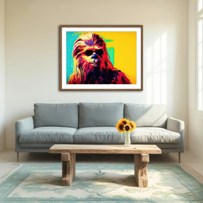 AUTO-MOCKUP ROOM | Chewbacca Shades Wall Art