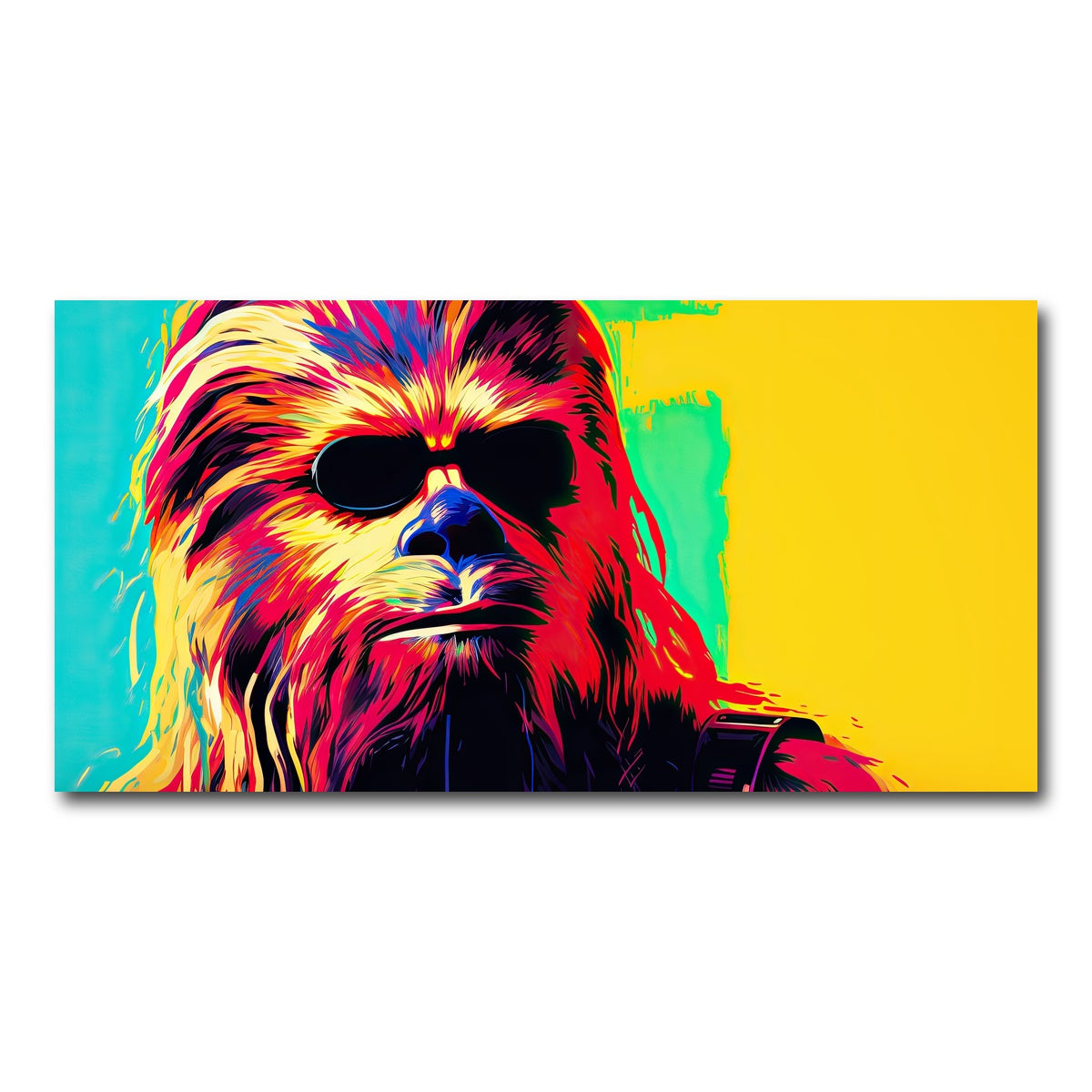 AUTO-MOCKUP WHITE | Chewbacca Shades | 1 Piece | Gallery Wrap Canvas | group=2x1