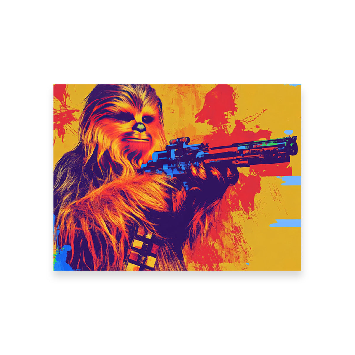 Chewbacca Gun Wall Art