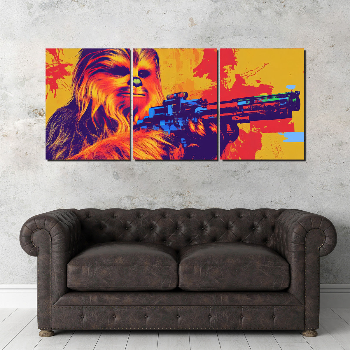 Chewbacca Gun Wall Art