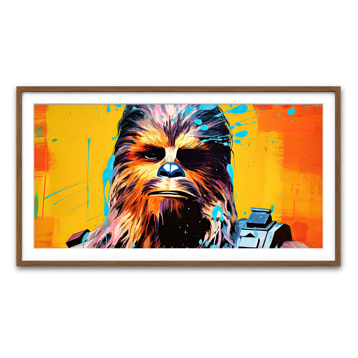 Framed Print 2x1 Walnut