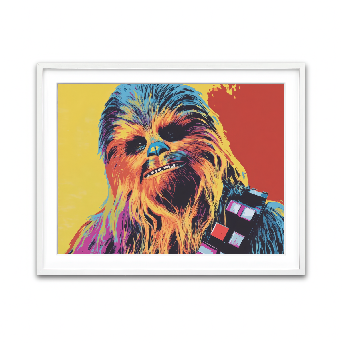 Framed Print 4x3 White